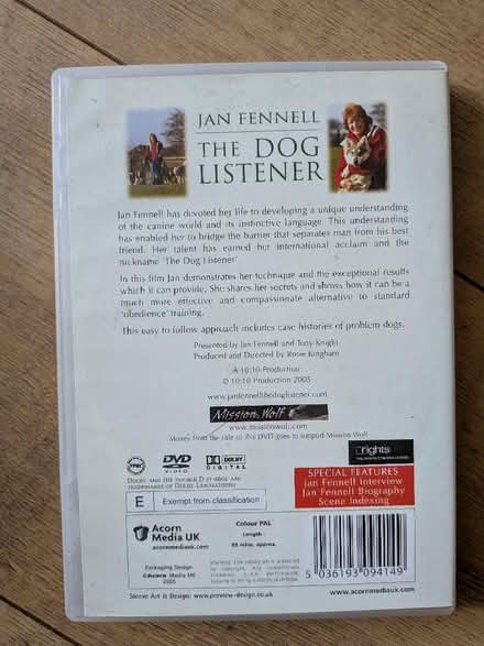 Photo of free Dog training DVD (Shippon OX13) #2