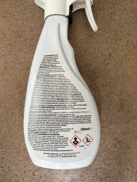 Photo of free Woodworm killer (Bussage GL6) #2