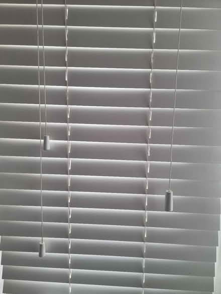 Photo of free 5 wooden blinds (Longhill Road SE6) #1