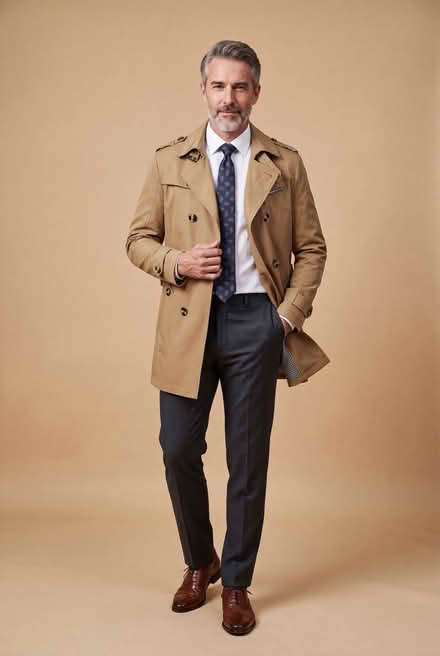 Photo of Beige or Tan trench/overcoat (Bournville B30) #1
