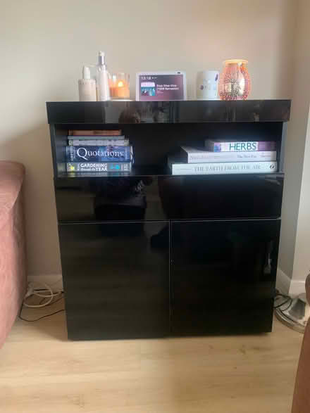 Photo of free Black glossy cupboard (Hazlemere HP15) #1