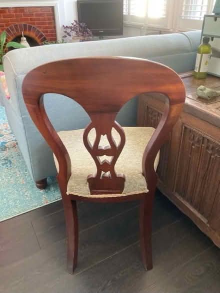 Photo of free Upholstered Chair (not perfect) (Hornsey N8) #2