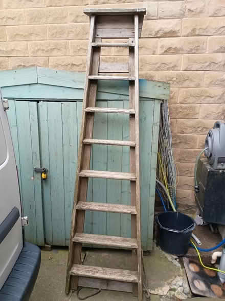 Photo of free Wooden ladder (WF17) #1