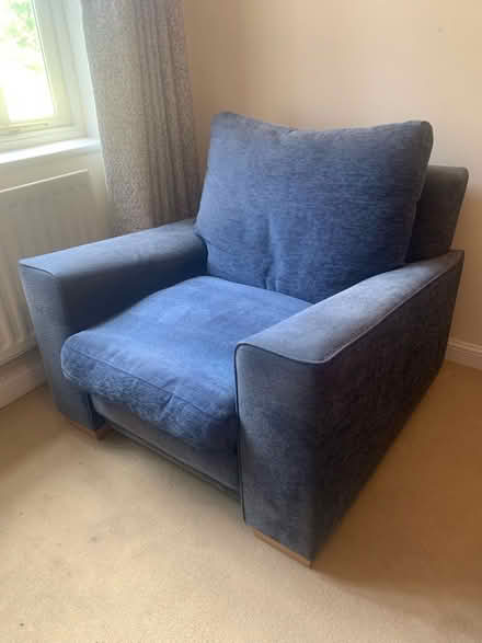 Photo of free 3 piece suite: 2 seater sofa + 3 seater sofa + chair (Saxmundam Sports & Recreation Club IP17) #3