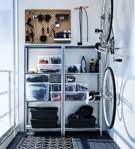 Photo of free IKEA Hyllis Shelving Unit (Breadalbane Street, EH6 5JW) #1