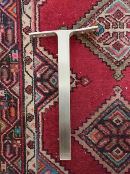Photo of free Beautiful wood and brush stainless steel shelves. Heavy duty (Ealing W5) #3