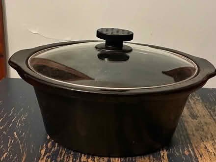 Photo of free Crock pot stoneware insert with lid (Capitol Hill) #1