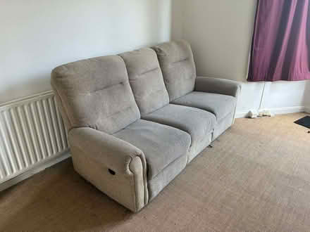 Photo of free 3 seater recliner sofa (Tufnell Park N19) #2