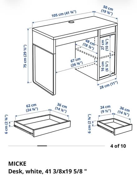 Photo of free Ikea kids desk and chair (Center City, Philly) #3