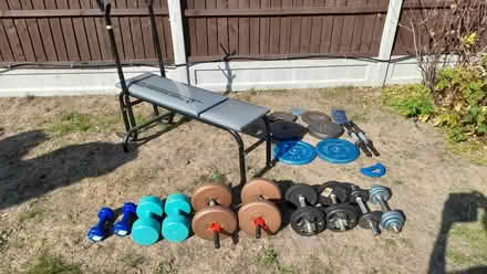 Photo of free Workout Bench and various weights etc. (Stifford Clays RM16) #2
