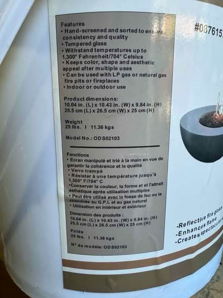 Photo of free Fire Glass for Fire Pit or Crafts (Alta Vista) #4