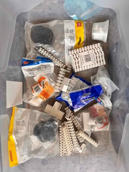 Photo of free Conduit corners and electrical terminal comnectors (Gayton CH60) #1