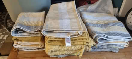 Photo of free Assorted bathroom towels and mats (Purley CR8) #1
