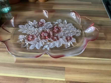 Photo of free Lilac glass tray (Stanwell Village TW19) #1