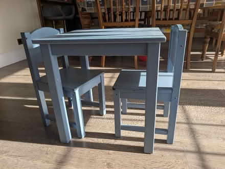 Photo of free Small table and chairs for toddler (GU3 Woodstreet Village) #1