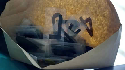 Photo of free 2x light up signs (LS16 Ireland wood) #3