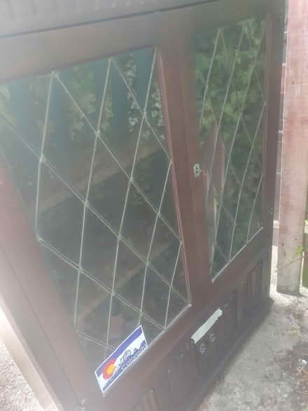 Photo of free Wooden Display Cabinet (grovehill HP2) #1