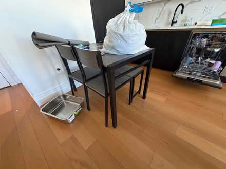 Photo of free table and chairs/bench (Center City, Philly) #1