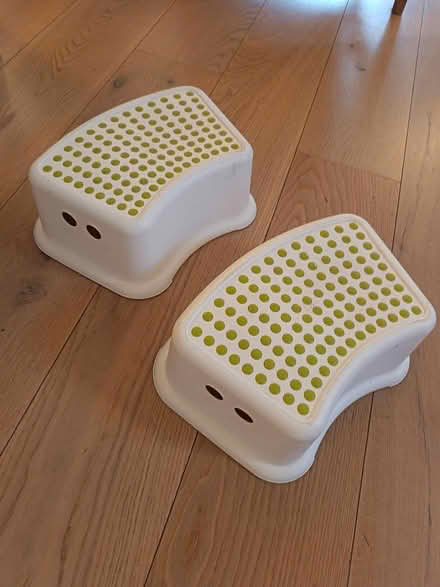 Photo of free 2 x kid's step stool (Tonbridge road,Maidstone) #1