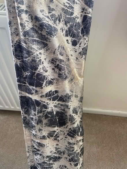Photo of free Roman blind - black and gold (Copythorne TQ5) #1