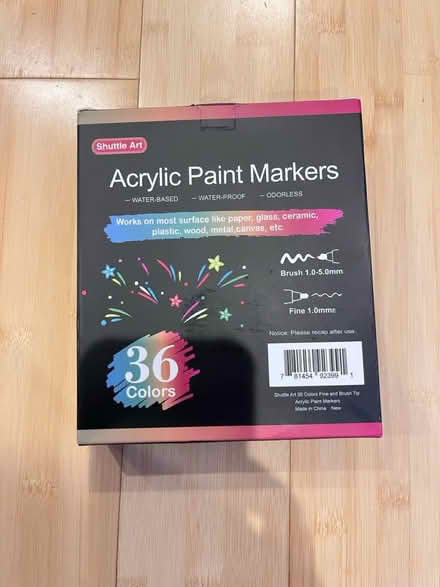 Photo of free Acrylic Paint Markers NEW (Fair Lawn, NJ) #1