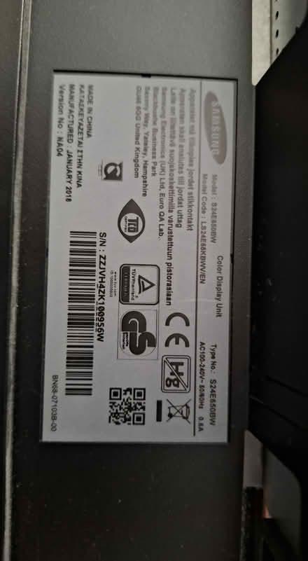 Photo of free Samsung 24" monitor (Wye TN25) #2