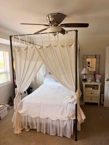Photo of free Canopy bed (double) (Alexandria, Virginia) #2