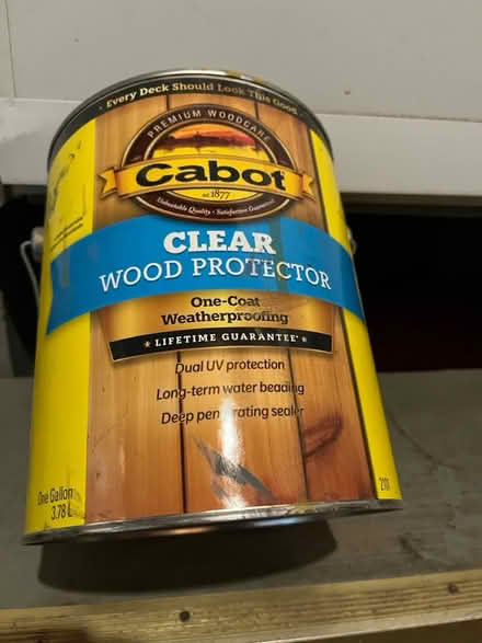 Photo of Deck Sealer clear (Woodfords area) #1