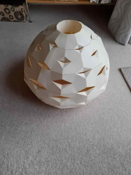 Photo of free Large cardboard ceiling lampshade (Middle of Morpeth NE61) #2