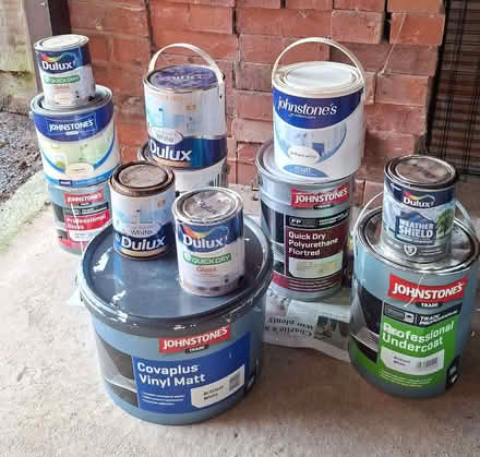 Photo of free Tins of paint - partially used (Wellesbourne CV35) #1