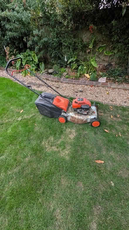 Photo of free Classic petrol mower - working (61 Annandale Avenue PO21 2ET) #1