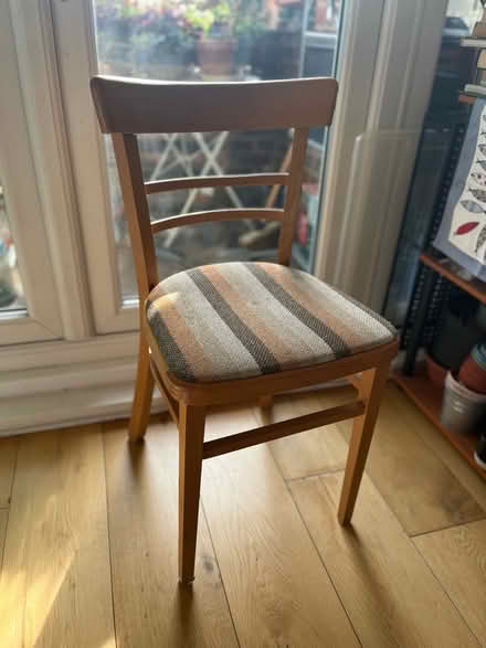 Photo of free 2x upholstered dining chairs (Angel N1) #1