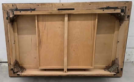Photo of free Wooden Table Painted Black (Dupont and Ossington) #2