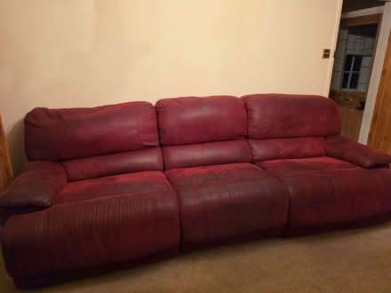Photo of free Red Sofa (Elworth CW11) #1