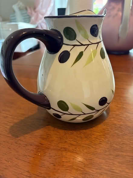Photo of free Lovely olive decorated jug and two small bowls (Morrell Avenue OX4) #4