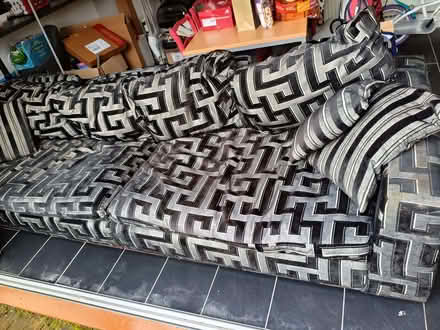 Photo of free Black and White sofa (Lower Penwortham PR1) #4