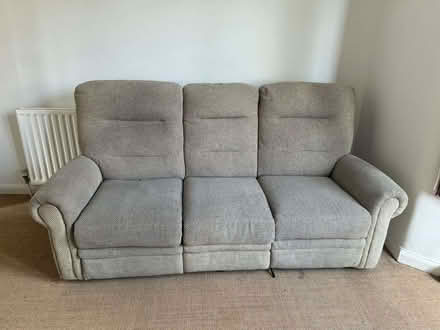 Photo of free 3 seater recliner sofa (Tufnell Park N19) #1