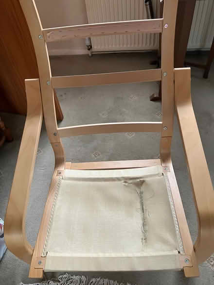 Photo of free IKEA Poang Chair, Seat Needs Repair (Saltaire BD17) #1