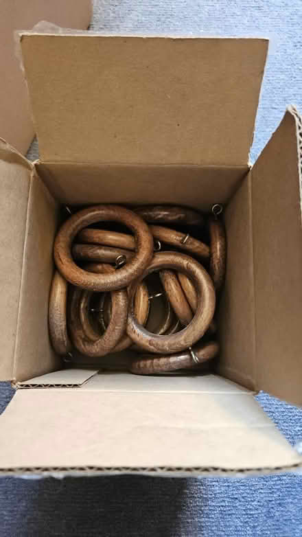 Photo of free Wood curtain rail hooks (Birmingham B29) #1