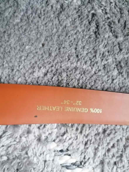 Photo of free Mens leather buckle belt (Presteigne LD8) #3
