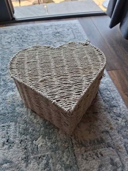 Photo of free Heart storage box (Hastings TN34) #1
