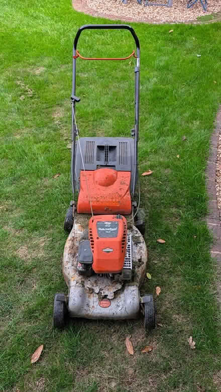 Photo of free Classic petrol mower - working (61 Annandale Avenue PO21 2ET) #2