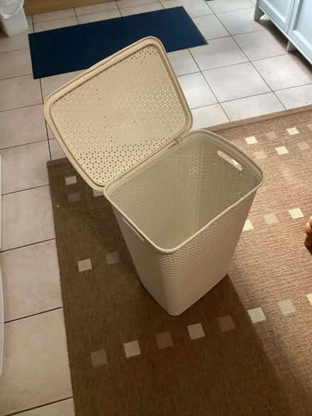 Photo of free Off white washing basket (Oswestry SY11) #1