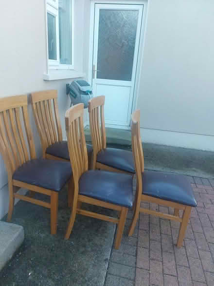 Photo of free Wooden dining chairs (Loughrea) #1