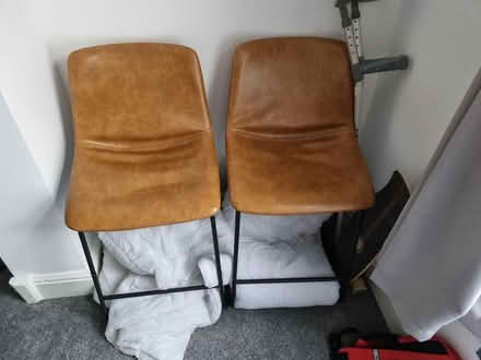 Photo of free Ser of 2 bar chairs (Crewton DE24) #1