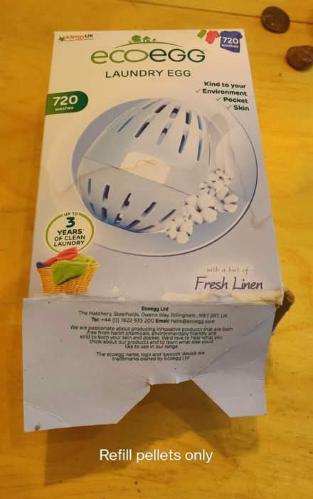Photo of free EcoEgg laundry egg refills (Nottingham NG7) #1