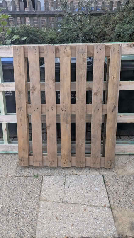 Photo of free Two Wooden Pallets (Sheddingdean RH15) #1