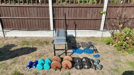 Photo of free Workout Bench and various weights etc. (Stifford Clays RM16) #1