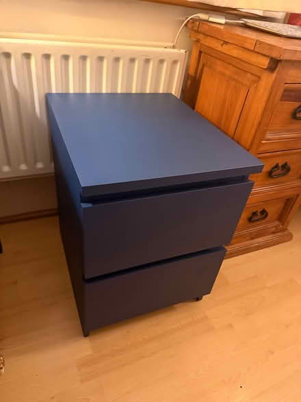 Photo of free Bedside table blue (W6- Hammersmith) #1