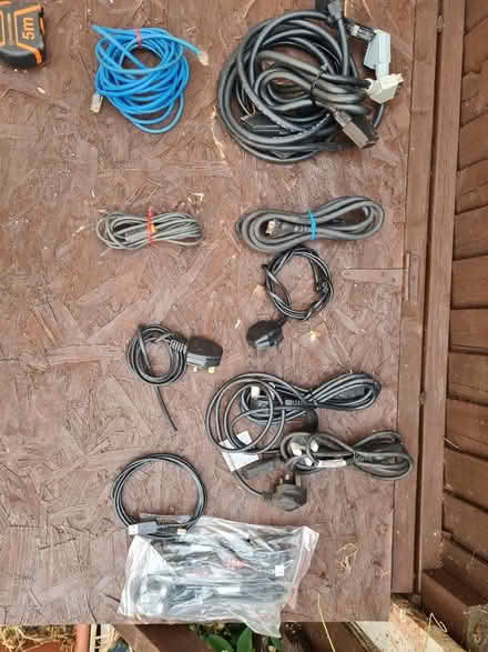 Photo of free Collection of cables (Chatham ME5) #1
